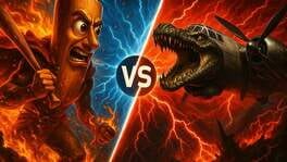 Bombardino Crocodilo vs. Tung Tung Sahur artwork 1