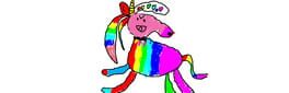 Rainbow Unicorn Dash artwork 1
