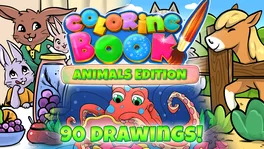 Coloring Book: Animals Edition - 90 drawings
