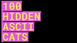 100 Hidden ASCII Cats artwork 2