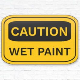 Caution Wet Paint artwork 3