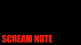 Scream Note artwork 1