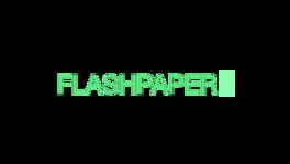 Flashpaper artwork 1