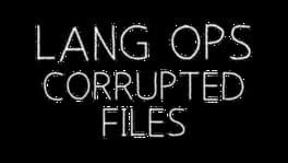 Lang Ops: Corrupted Files artwork 2