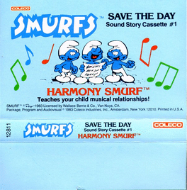 Smurfs Save the Day: Harmony Smurf