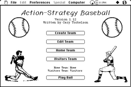 Action-Strategy Baseball