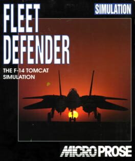 Fleet Defender: The F-14 Tomcat Simulation Game Cover Artwork