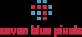 Seven Blue Pixels