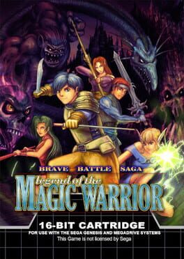 Brave Battle Saga - Legend of the Magic Warrior Game Cover Artwork
