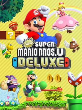 New Super Mario Bros. U Deluxe Game Cover Artwork