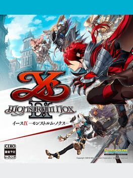 Ys IX: Monstrum Nox ps4 Cover Art