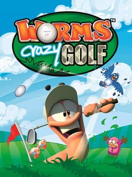 Worms Crazy Golf Game Cover Artwork