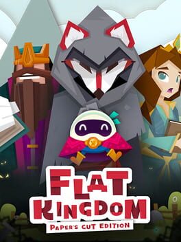 Flat Kingdom Paper's Cut Edition Game Cover Artwork