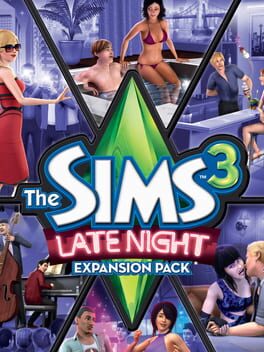 The Sims 3: Late Night Game Cover Artwork
