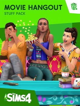 The Sims 4: Movie Hangout Stuff Game Cover Artwork