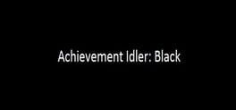Achievement Idler Black Game Cover Artwork