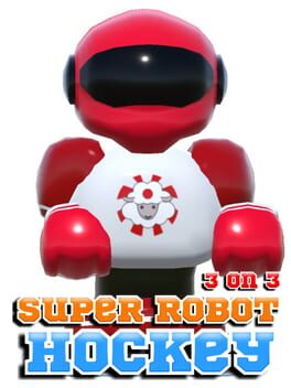 3 on 3 Super Robot Hockey Game Cover Artwork