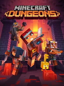 Minecraft Dungeons ps4 Cover Art