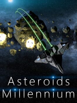 Asteroids Millennium Game Cover Artwork