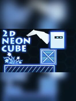 2D Neon Cube Game Cover Artwork
