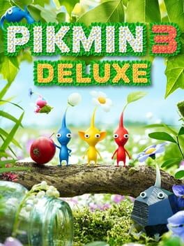 Pikmin 3 Deluxe Game Cover Artwork
