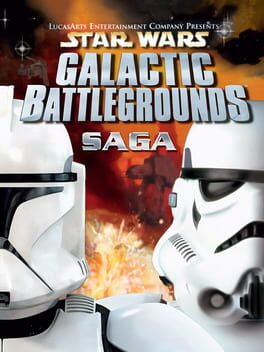 Star Wars: Galactic Battlegrounds Saga Game Cover Artwork