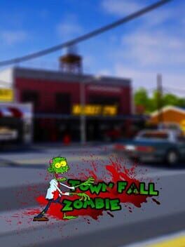 Town Fall Zombie Game Cover Artwork