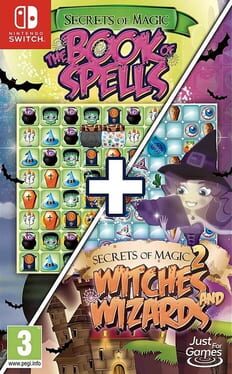 Secrets of Magic The Book of Spells & Secrets of Magic Witches and Wizards Double Pack Game Cover Artwork
