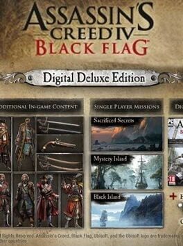 Assassin's Creed IV: Black Flag - Deluxe Edition Game Cover Artwork