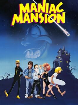 Maniac Mansion Game Cover Artwork