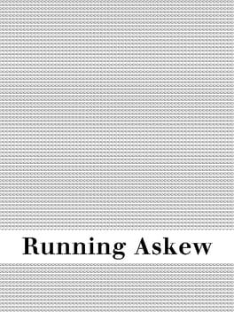 Running Askew