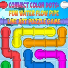 Connect Color Dots: Fun Water Flow Pipe Line Art Puzzle Game image
