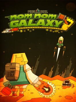 PixelJunk Nom Nom Galaxy Game Cover Artwork