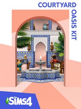 The Sims 4: Courtyard Oasis Kit Game Cover Artwork