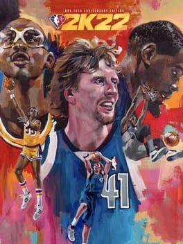 NBA 2K22: NBA 75th Anniversary Edition Game Cover Artwork