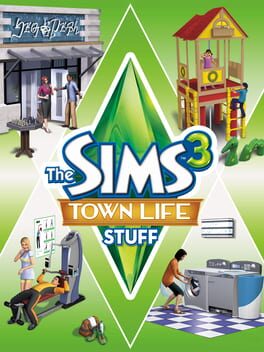 The Sims 3: Town Life Stuff Game Cover Artwork