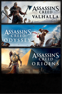 Assassin's Creed Bundle: Assassin's Creed Valhalla, Assassin's Creed Odyssey, and Assassin's Creed Origins