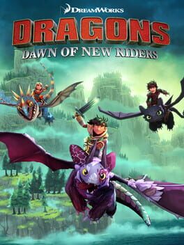 DreamWorks Dragons Dawn of New Riders Game Cover Artwork