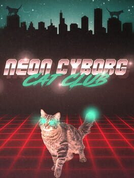 Neon Cyborg Cat Club Game Cover Artwork