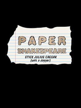 Paper Shakespeare: Stick Julius Caesar (With a Dagger)