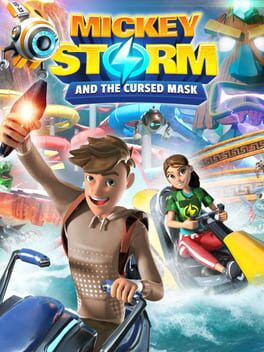 Mickey Storm and the Cursed Mask Game Cover Artwork