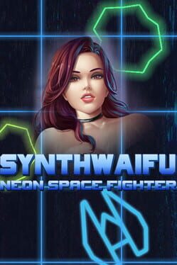Synthwaifu: Neon Space Fighter Game Cover Artwork