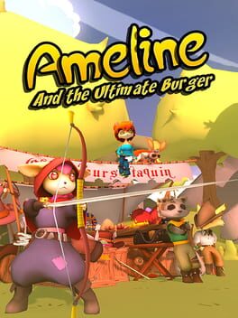 Ameline and the Ultimate Burger Game Cover Artwork