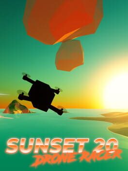 Sunset 20 Drone Racer Game Cover Artwork