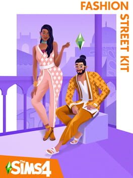 The Sims 4: Fashion Street Kit Game Cover Artwork