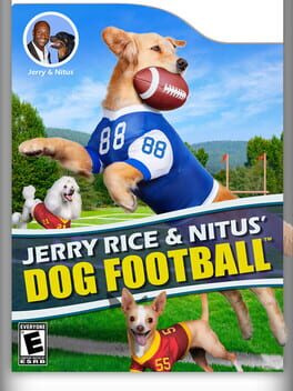 Jerry Rice & Nitus' Dog Football Game Cover Artwork