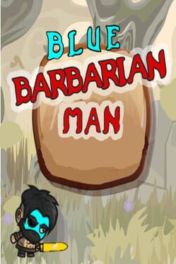 Blue Barbarian Man Game Cover Artwork