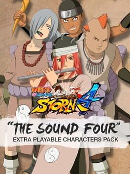 Naruto Shippuden: Ultimate Ninja Storm 4 - The Sound Four Characters Game Cover Artwork