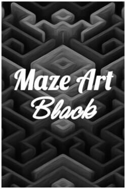 Maze Art: Black Game Cover Artwork