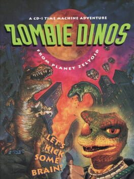Zombie Dinos From Planet Zeltoid Game Cover Artwork